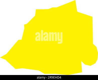 GELBE CMYK-Farbkarte der VATIKANSTADT Stock Vektor