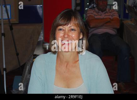 Britische TV-Film- und Theaterdarstellerin Jenny Agutter, Jennifer Ann Agutter OBE, bekannt für Railway Children, Walkabout, Logan's Run, American Werewolf Stockfoto