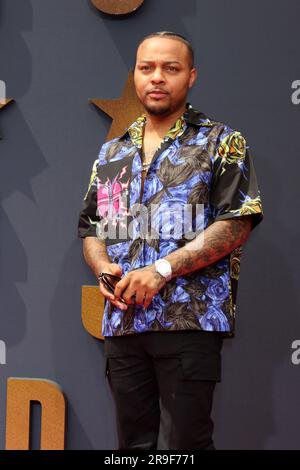 Los Angeles, USA. 25. Juni 2023. LOS ANGELES - 25. JUNI: SHAD Moss, alias Bow Wow bei den 2023 BET Awards Ankunft im Microsoft Theater am 25. Juni 2023 in Los Angeles, CA (Foto: Katrina Jordan/Sipa USA) Guthaben: SIPA USA/Alamy Live News Stockfoto