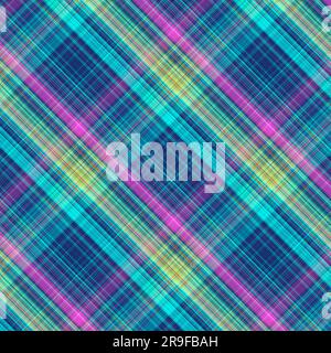 Nahtloses Karomuster. Flanellstoff aus Schottenmuster, Karomuster, Tischdecken, Hemden, Kleidung, Kleider, Bettdecken und andere Spinnstoffe Stockfoto