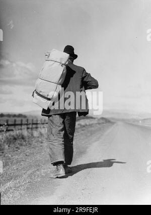 Die Fotografin Dorothea lange fotografiert Amerika während und nach der Großen Depression für die Farm Security Administration (FSA). Foto von Dorothea lange Stockfoto