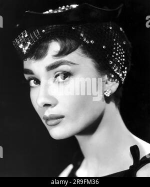 AUDREY HEPBURN (1929-1993) Briti9sh Filmschauspielerin um 1953 Stockfoto