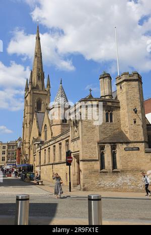 St Mary's Roman Catholic Cathedral in der Norfolk Street im Stadtzentrum von Sheffield, South Yorkshire, Großbritannien Stockfoto