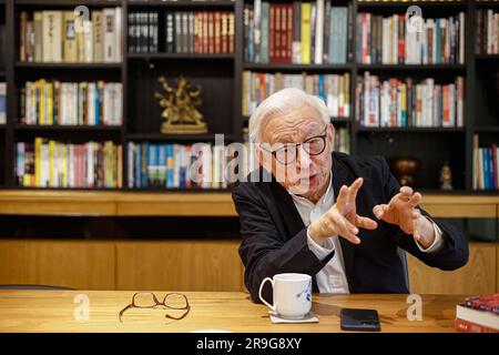 Taiwan. 13. September 2022. Robert Tsao ist ein taiwanesischer Geschäftsmann, der am besten als Gründer der United Microelectronics Corporation bekannt ist. Kredit: Daniel Ceng Shou-Yi/ZUMA Wire Press/ZUMAPRESS.com/Alamy Live News Stockfoto