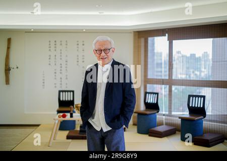 Taiwan. 13. September 2022. Robert Tsao ist ein taiwanesischer Geschäftsmann, der am besten als Gründer der United Microelectronics Corporation bekannt ist. Kredit: Daniel Ceng Shou-Yi/ZUMA Wire Press/ZUMAPRESS.com/Alamy Live News Stockfoto