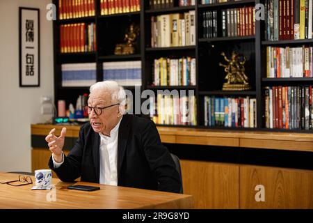 Taiwan. 13. September 2022. Robert Tsao ist ein taiwanesischer Geschäftsmann, der am besten als Gründer der United Microelectronics Corporation bekannt ist. Kredit: Daniel Ceng Shou-Yi/ZUMA Wire Press/ZUMAPRESS.com/Alamy Live News Stockfoto