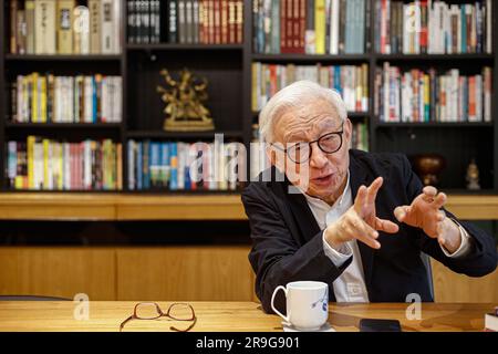 Taiwan. 13. September 2022. Robert Tsao ist ein taiwanesischer Geschäftsmann, der am besten als Gründer der United Microelectronics Corporation bekannt ist. Kredit: Daniel Ceng Shou-Yi/ZUMA Wire Press/ZUMAPRESS.com/Alamy Live News Stockfoto