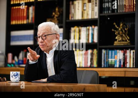 Taiwan. 13. September 2022. Robert Tsao ist ein taiwanesischer Geschäftsmann, der am besten als Gründer der United Microelectronics Corporation bekannt ist. Kredit: Daniel Ceng Shou-Yi/ZUMA Wire Press/ZUMAPRESS.com/Alamy Live News Stockfoto