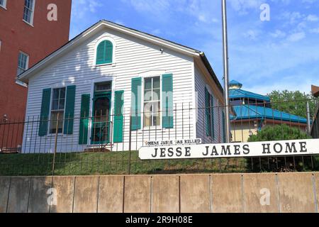 Jesse James Home Museum Stockfoto