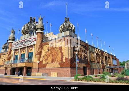 Corn Palace Außenansicht Stockfoto