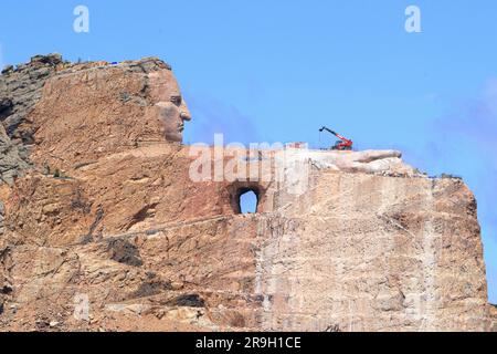 Crazy Horse Memorial Stockfoto