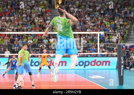 Klemen Cebulj (Slowenien). Volleyball-Weltmeisterschaft 2022. Viertelfinale Stockfoto