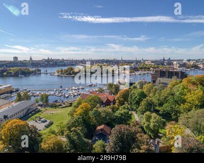 Das Nordische Museum und Vasamuseum sind Museen auf der Insel Djurgarden im Zentrum von Stockholm, Schweden. Stockfoto