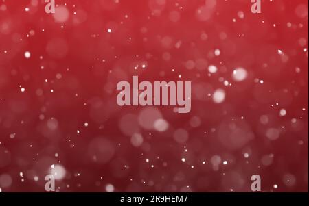 Abstrakter Hintergrund Zu Verschneiten Weihnachten. Neujahrsfeier. Stockfoto