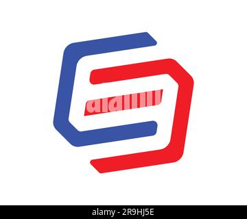 Logo mit Buchstabe E. Icon-Design. Vorlagenelemente - Vektorzeichen-Symbol Stock Vektor