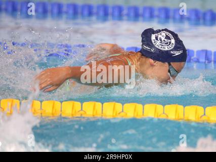 Cyrielle Duhamel , Women Heat 200 M Butterfly während der French Elite Swimming Championships am 14. Juni 2023 in Rennes, Frankreich - Photo Laurent Lairys / DPPI Stockfoto