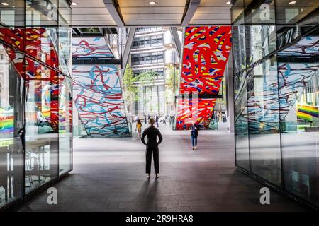 London, Großbritannien. 27. Juni 2023. Arturo Herreras Untitled, 2022 - Sculpture in the City - ein Skulpturenpfad in der City of London. Kredit: Guy Bell/Alamy Live News Stockfoto