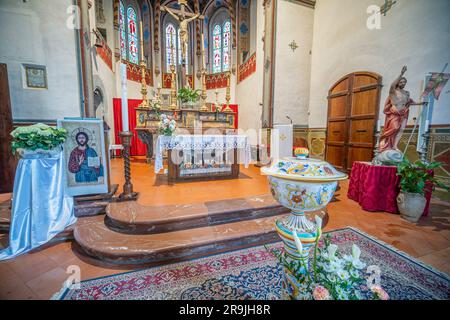 San Francesco Kirche in Deruta Keramikstadt, Umria Italien Stockfoto