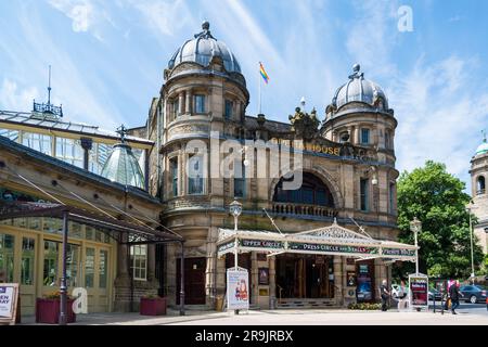 Buxton Opera House in the Sunshine, Buxton Peak District, Derbyshire England Großbritannien Stockfoto