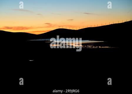 Das Serones-Reservoir in der Provinz Ávila, Kastilien und Leon. Stockfoto