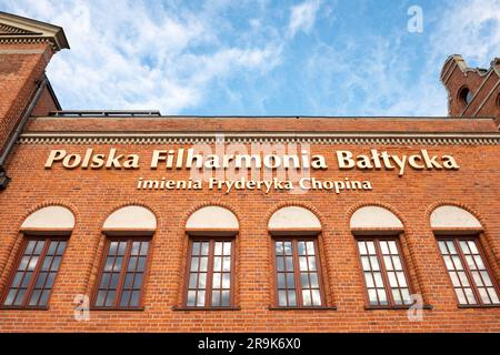 Polnische Baltische Philharmonie Frederic Chopin in der Altstadt von Danzig-Vorpommern, Polen, Europa, EU Stockfoto