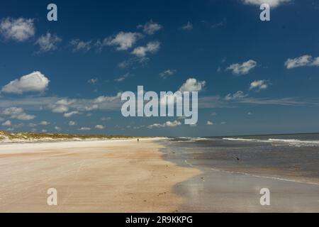 Anastasia Beach in der Nähe von Saint Augustine in Florida Stockfoto