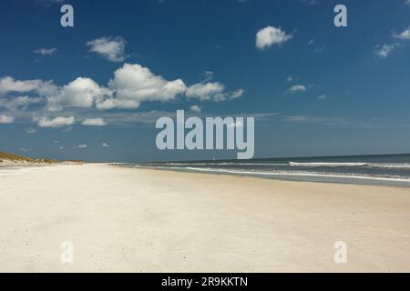 Anastasia Beach in der Nähe von Saint Augustine in Florida Stockfoto