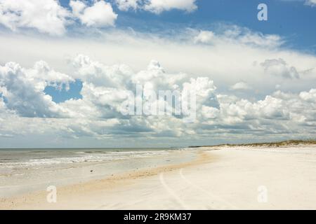 Anastasia Beach in der Nähe von Saint Augustine in Florida Stockfoto