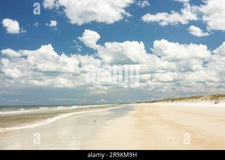 Anastasia Beach in der Nähe von Saint Augustine in Florida Stockfoto