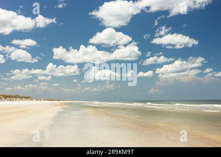 Anastasia Beach in der Nähe von Saint Augustine in Florida Stockfoto