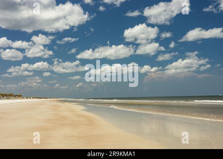 Anastasia Beach in der Nähe von Saint Augustine in Florida Stockfoto