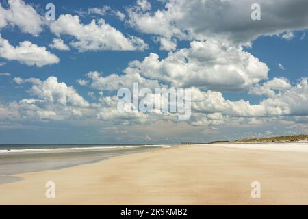 Anastasia Beach in der Nähe von Saint Augustine in Florida Stockfoto