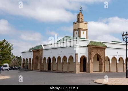 Die Royal Ahl FAS Moschee in der Nähe des Königspalastes in Rabat, Marokko Stockfoto