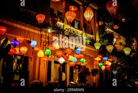 Hoi An Lantern Festival in Vietnam. Stockfoto