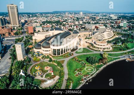 Luftaufnahme von Ottawa und Umgebung, Ontario, Kanada Stockfoto