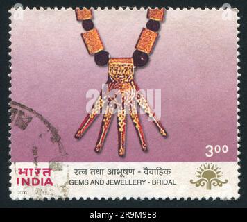 INDIEN - CA. 2000: Indischer Stempel, Schmuck, ca. 2000 Jahre Stockfoto