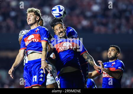 Sao Paulo, Brasilien. 27. Juni 2023. SP - SAO PAULO - 06/27/2023 - COPA SUL-AMERICANA 2023, SAO PAULO X TIGRE - Tigre-Spieler während eines Spiels gegen Sao Paulo im Morumbi Stadion für die Copa Sudamericana Championship 2023. Foto: Marcello Zambrana/AGIF/Sipa USA Kredit: SIPA USA/Alamy Live News Stockfoto