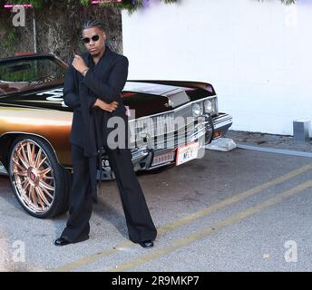 Hollywood, USA. 27. Juni 2023. John Boyega kommt am 27. Juni 2023 in Hollywood, Kalifornien, zur Premiere von Netflix „Them Cloned Tyrone“ an der Hollywood American Legion Post 43. © Lisa OConnor/AFF-USA.com Kredit: AFF/Alamy Live News Stockfoto