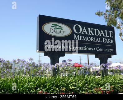 Glendora, Kalifornien, USA 26. Juni 2023 Major League Beaseball Player Roger befreite Grab im Garden of Envotion im Oakdale Memorial Park am 26. Juni 2023 in Glendora, Kalifornien, USA. Foto: Barry King/Alamy Stock Photo Stockfoto