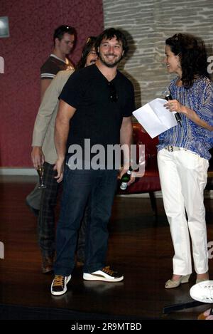 Ben Gillies und Chris Joannou von Silverhair bei den jährlichen ARIA (Australian Recording Industry Association) Chart Awards 6. Sydney, Australien – 06.03.08 Stockfoto