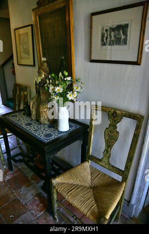 Charleston Farmhouse, West Firle, Lewes, Sussex, Vereinigtes Königreich Bloomsbury Group Stockfoto