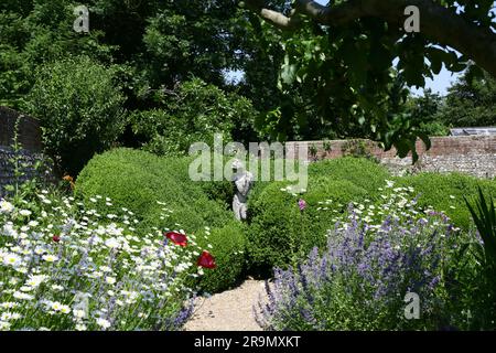 Charleston Farmhouse, West Firle, Lewes, Sussex, Vereinigtes Königreich Bloomsbury Group Stockfoto