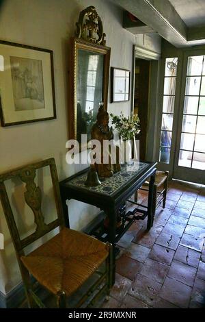 Charleston Farmhouse, West Firle, Lewes, Sussex, Vereinigtes Königreich Bloomsbury Group Stockfoto