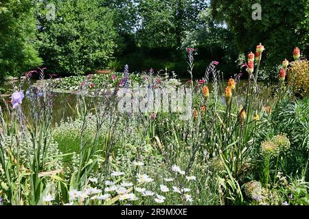 Charleston Farmhouse, West Firle, Lewes, Sussex, Vereinigtes Königreich Bloomsbury Group Stockfoto