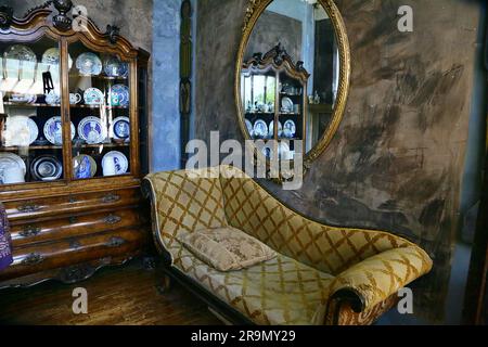 Charleston Farmhouse, West Firle, Lewes, Sussex, Vereinigtes Königreich Bloomsbury Group Stockfoto