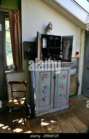 Charleston Farmhouse, West Firle, Lewes, Sussex, Vereinigtes Königreich Bloomsbury Group Stockfoto