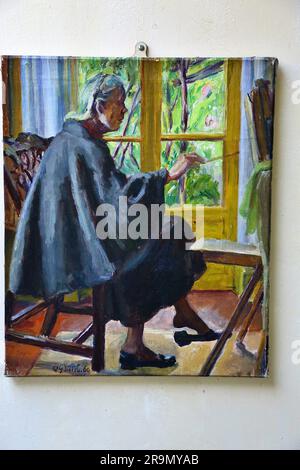 Charleston Farmhouse, West Firle, Lewes, Sussex, Vereinigtes Königreich Bloomsbury Group Stockfoto