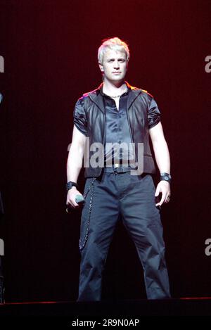 Westlife tritt live in der Acer Arena auf. Sydney, Australien. 27.02.07. Stockfoto