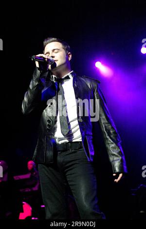 Westlife tritt live in der Acer Arena auf. Sydney, Australien. 27.02.07. Stockfoto