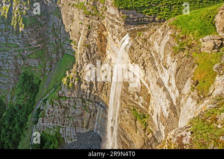 Wasserfall Salto del Nervion, Alava im Baskenland, Nordspanien Stockfoto